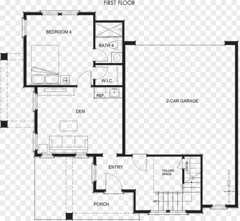 Floor Plan Line PNG