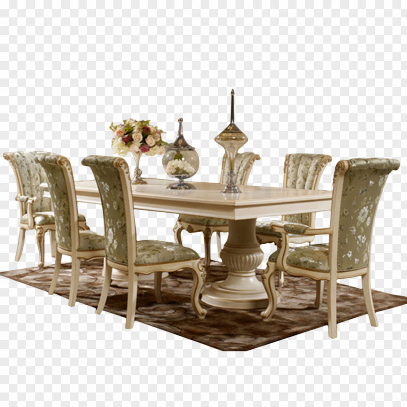 Dining Room Table Furniture Matbord Chair PNG