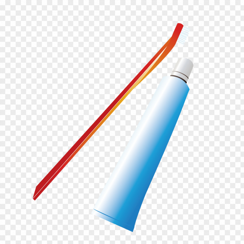 Hand-painted Toothpaste, Toothbrush Toothpaste PNG