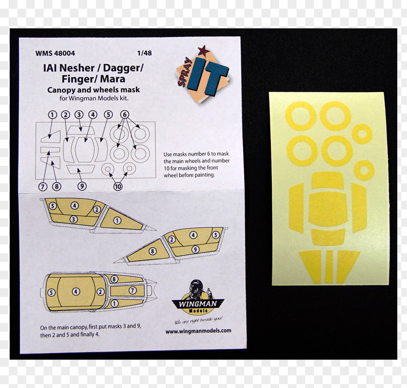 Mask Dassault Mirage IIIV IAI Kfir Nesher IIIE PNG