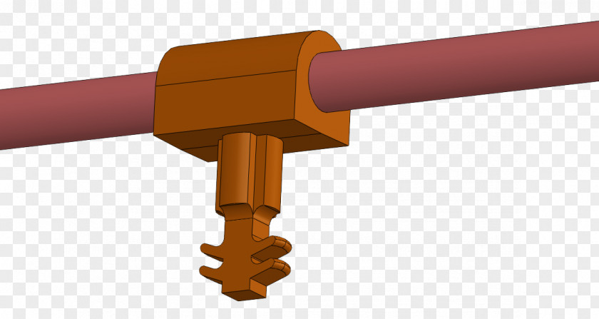 Tree Molding Fir Pin Electrical Connector PNG