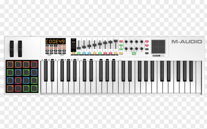 Code MIDI Controllers M-Audio Keyboard Musical PNG