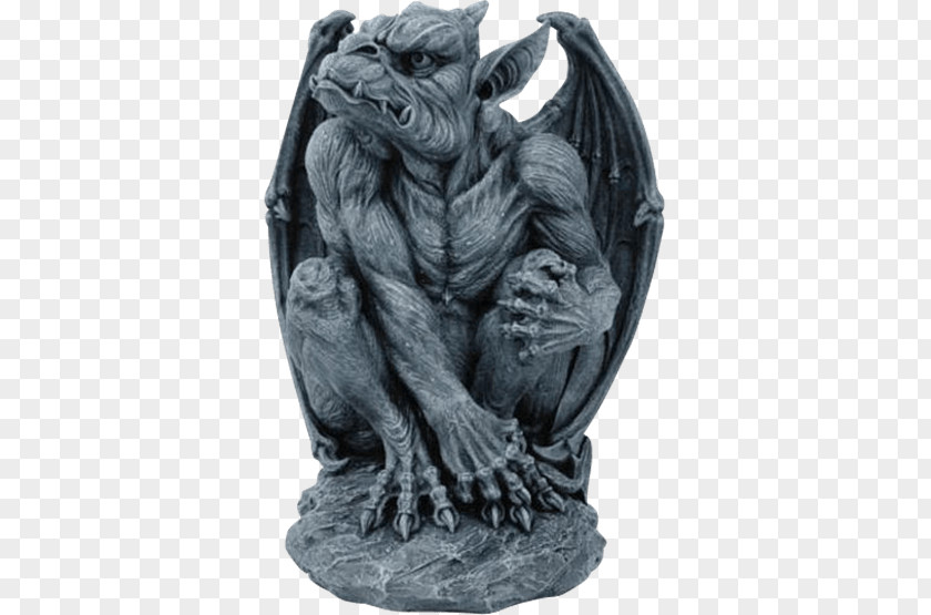 Demon Gargoyle Statue Gothic Architecture Sculpture PNG