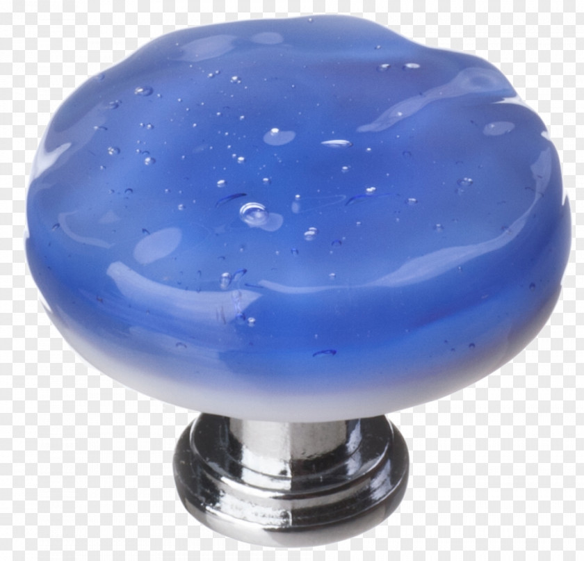 Glass Cabinetry Drawer Pull Kitchen Cabinet Cobalt Blue PNG