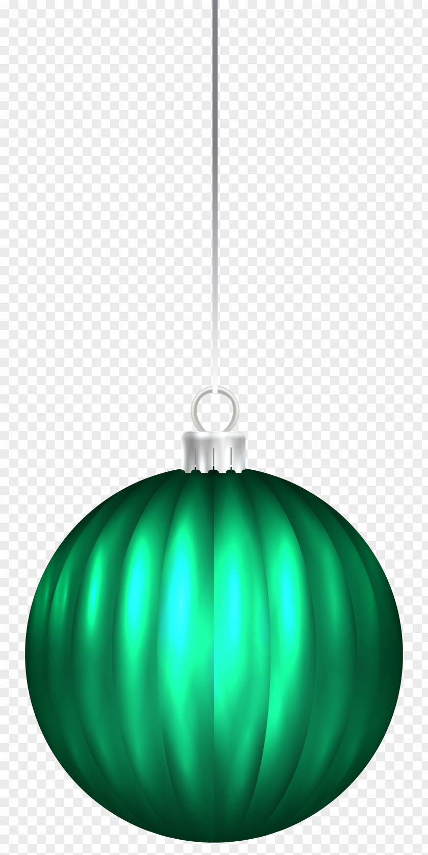 Green Christmas Ball Ornament Clip Art Image Lighting Illustration PNG