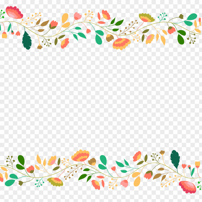 Vector Illustration Material Of Cartoon Hand-painted Flowers Flower Euclidean Watercolor Painting PNG