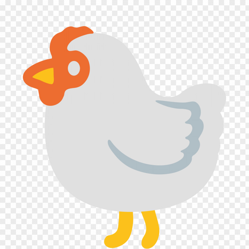 Chicken Rooster As Food Emoji Clip Art PNG