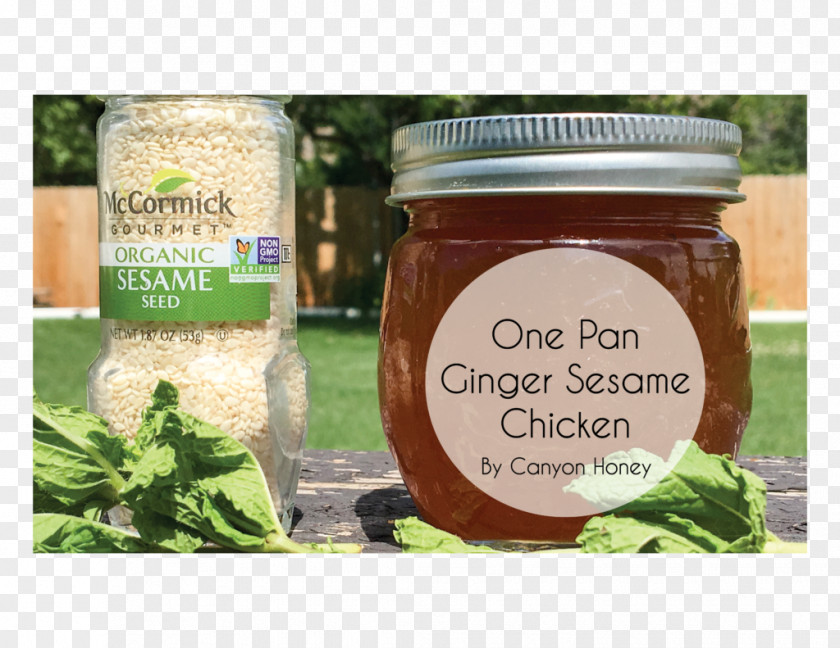 Ginger Honey Condiment Sesame Chicken Food PNG