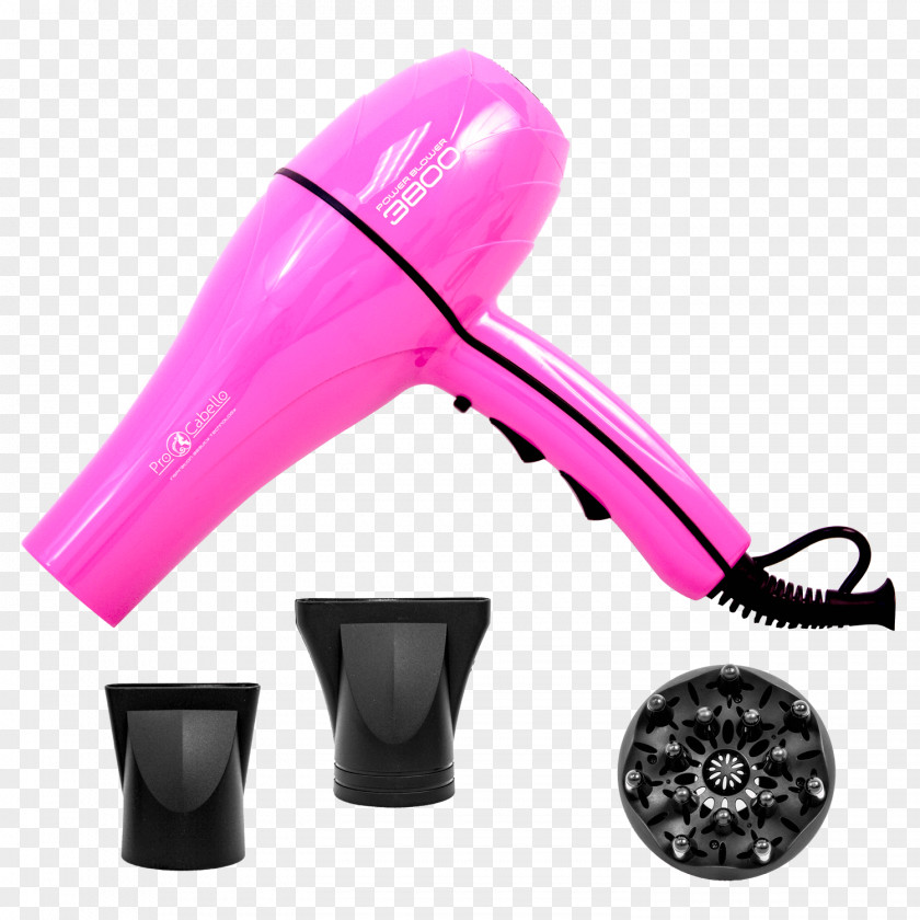 Hair Dryers Brush Pink M PNG