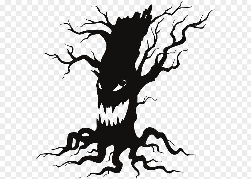 Halloween Tree File The Wall Decal Clip Art PNG
