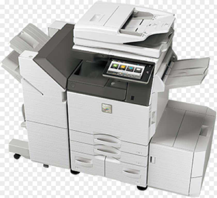 Sharp Multi-function Printer Photocopier Corporation Touchscreen PNG