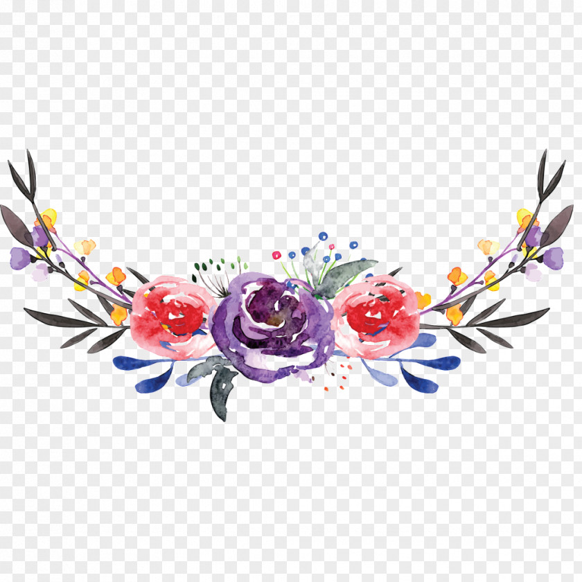 Watercolor Flowers PNG flowers clipart PNG