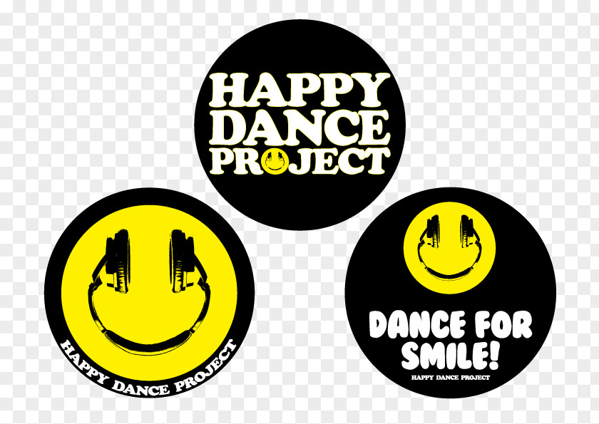 Ballet Badge Smiley Logo Text Image HAPPY DANCE PNG