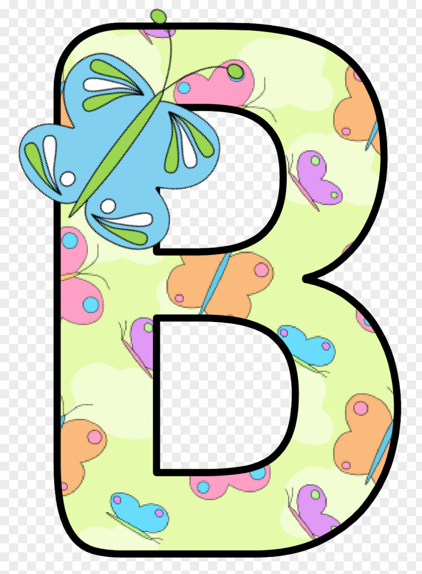 Butterfly Alphabet Letter Case PNG
