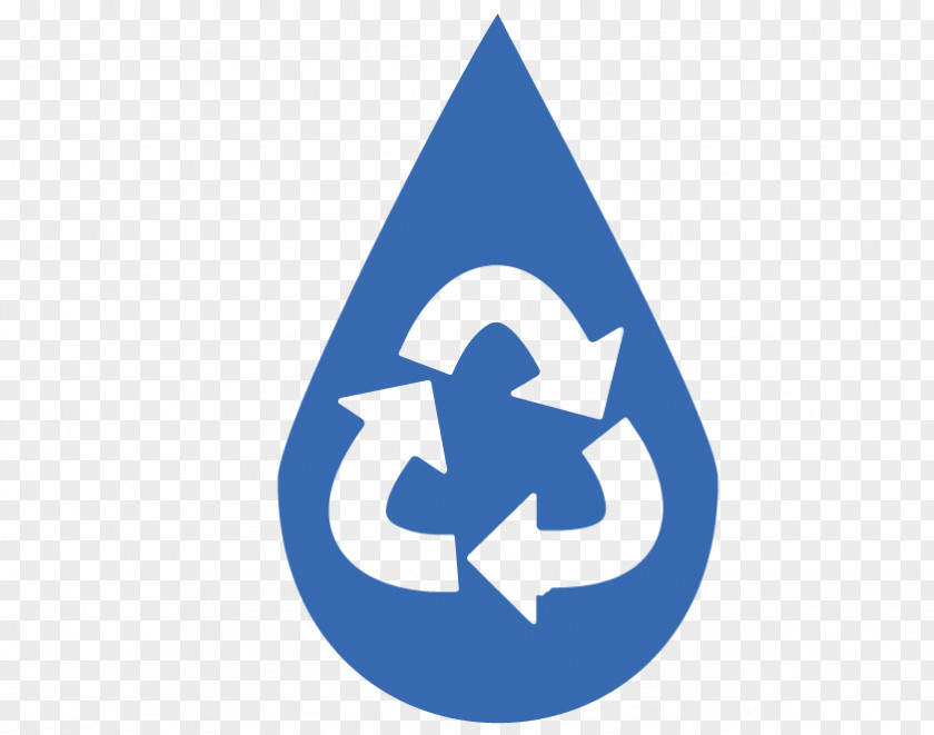 Water Logo Recycling Bin Reuse PNG