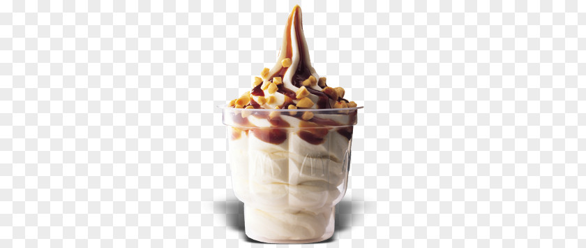 Ice Cream Sundae Parfait Milkshake Frozen Yogurt PNG