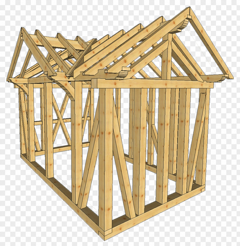 Outdoor Structure Lumber Timber Framing Porch Oak PNG