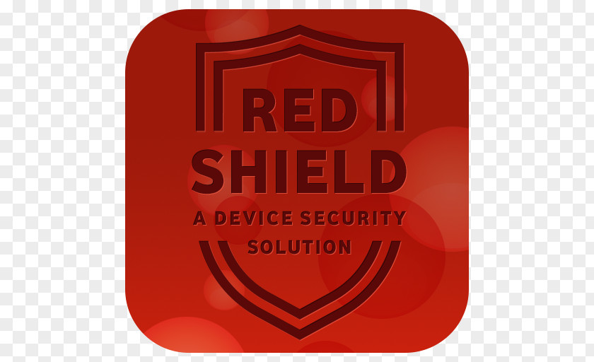 Red Shield Logo Maroon Font PNG