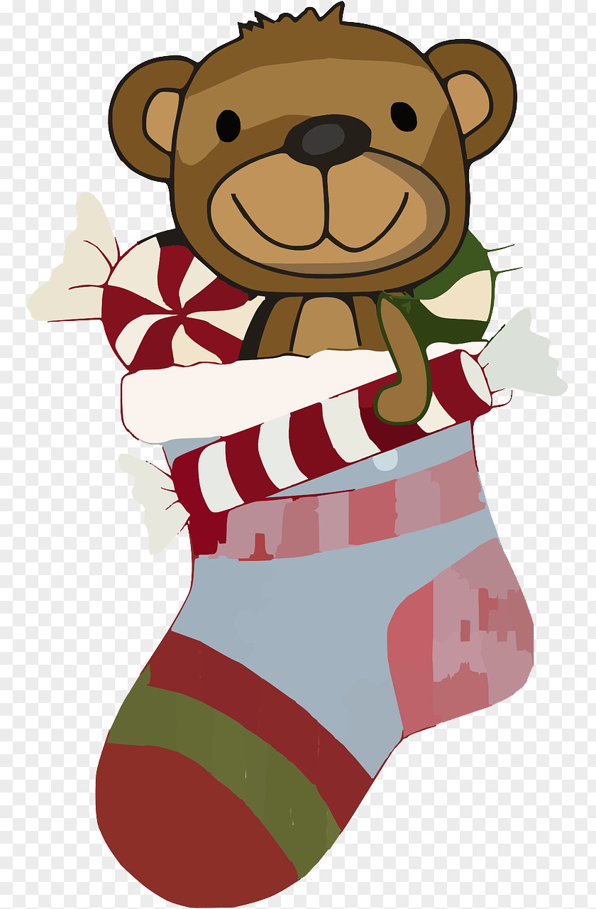 Stocking Sock Cliparts Christmas Pixabay Illustration PNG