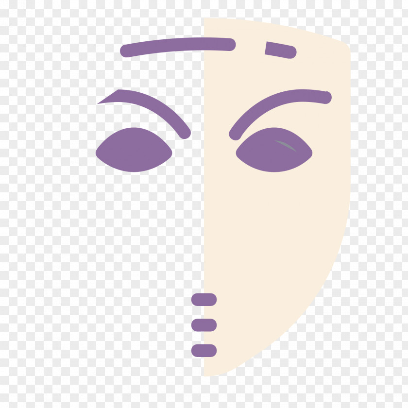 Anonymous Mask Lilac Violet Purple Face Lavender PNG