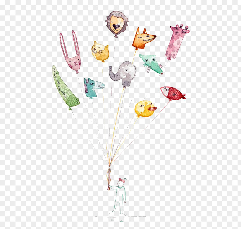 Balloon Animals Modelling Animal Illustration PNG