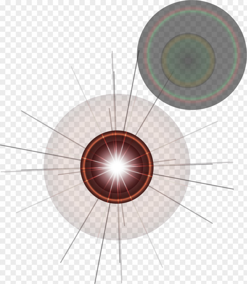 Brown Shining Light Glow Electric Halo PNG