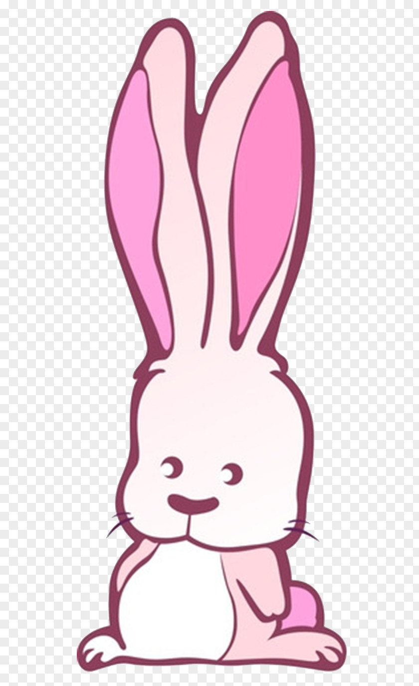 Cartoon Rabbit Easter Bunny I Love You, Honey Clip Art PNG