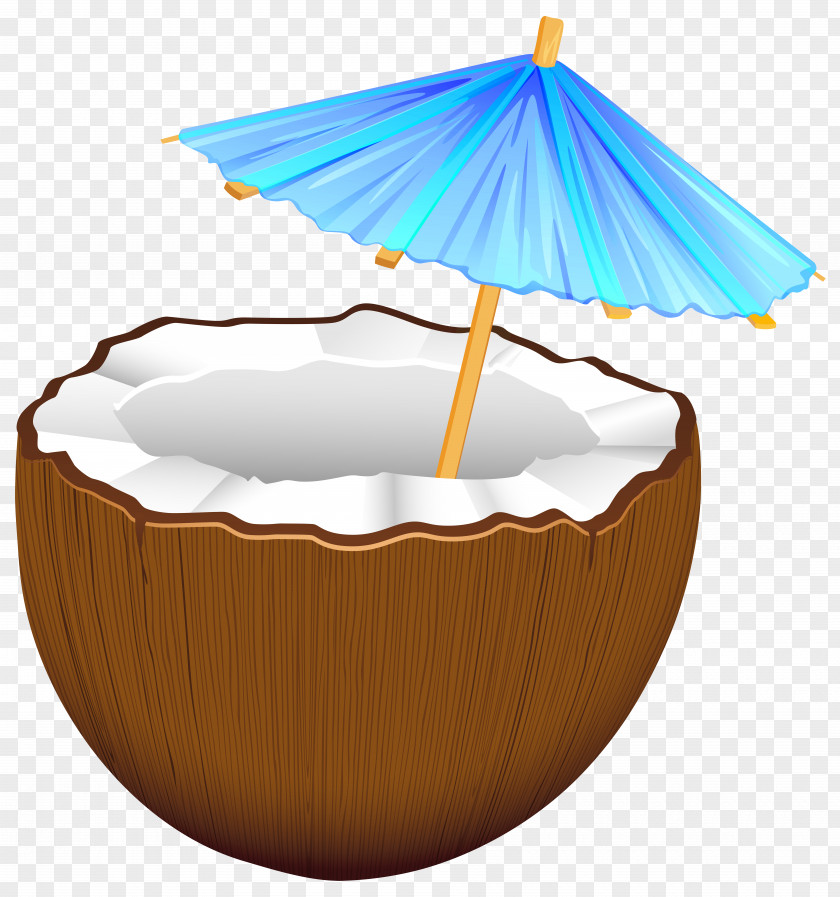 Coconut Water Cocktail Clip Art PNG