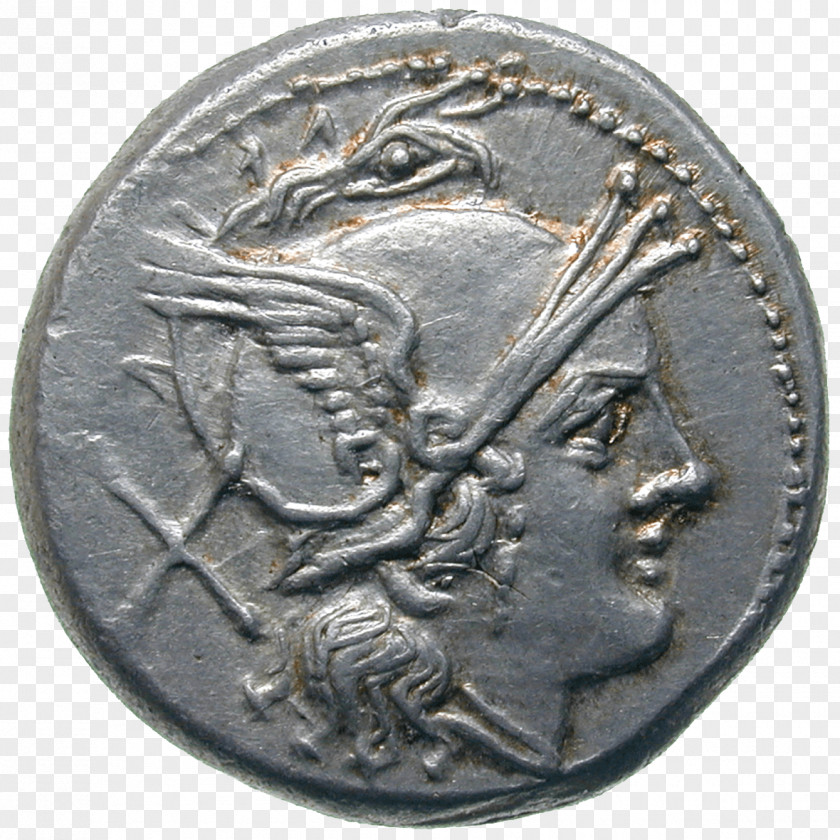 Coin Roman Republic Empire Ancient Rome Denarius PNG