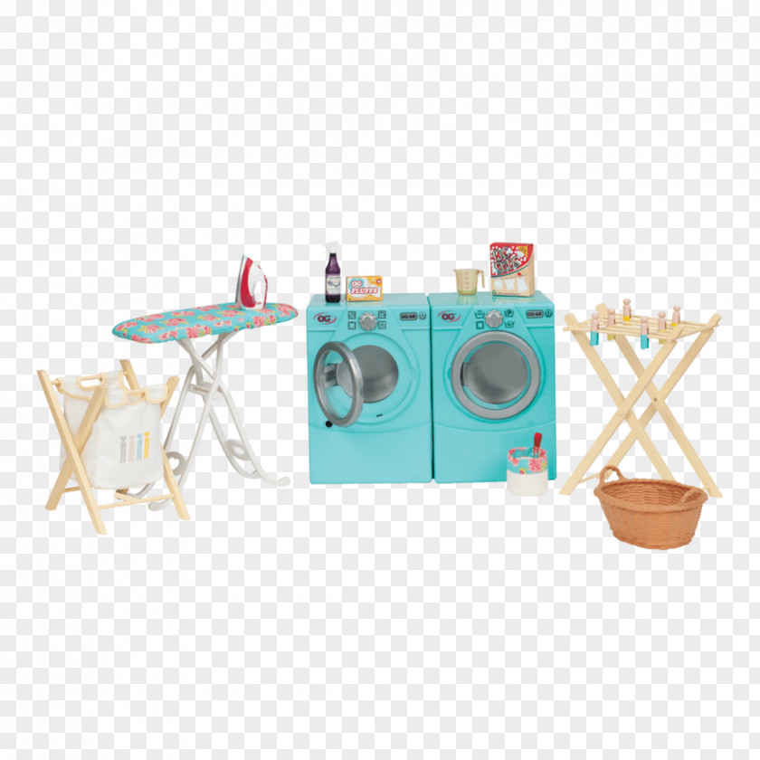 Doll Our Generation Laundry Set Toy Washing Machines PNG