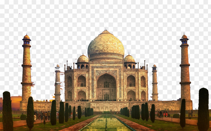 Taj Mahal, India's Construction Mahal India Wonders Of The World Architecture PNG