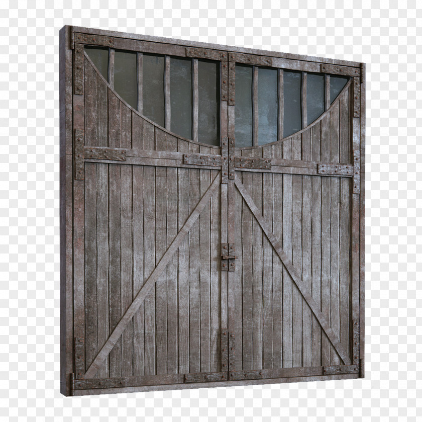 Big Old Wooden Door Window Wood Wall PNG