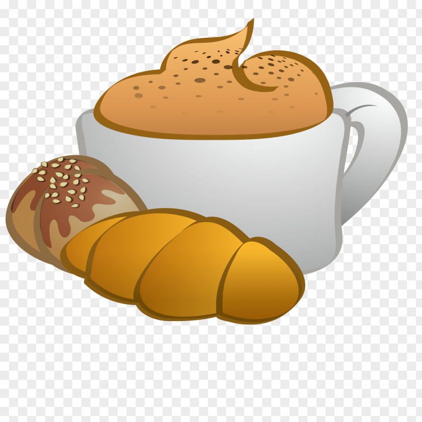 Delicious Breakfast Coffee Clip Art PNG