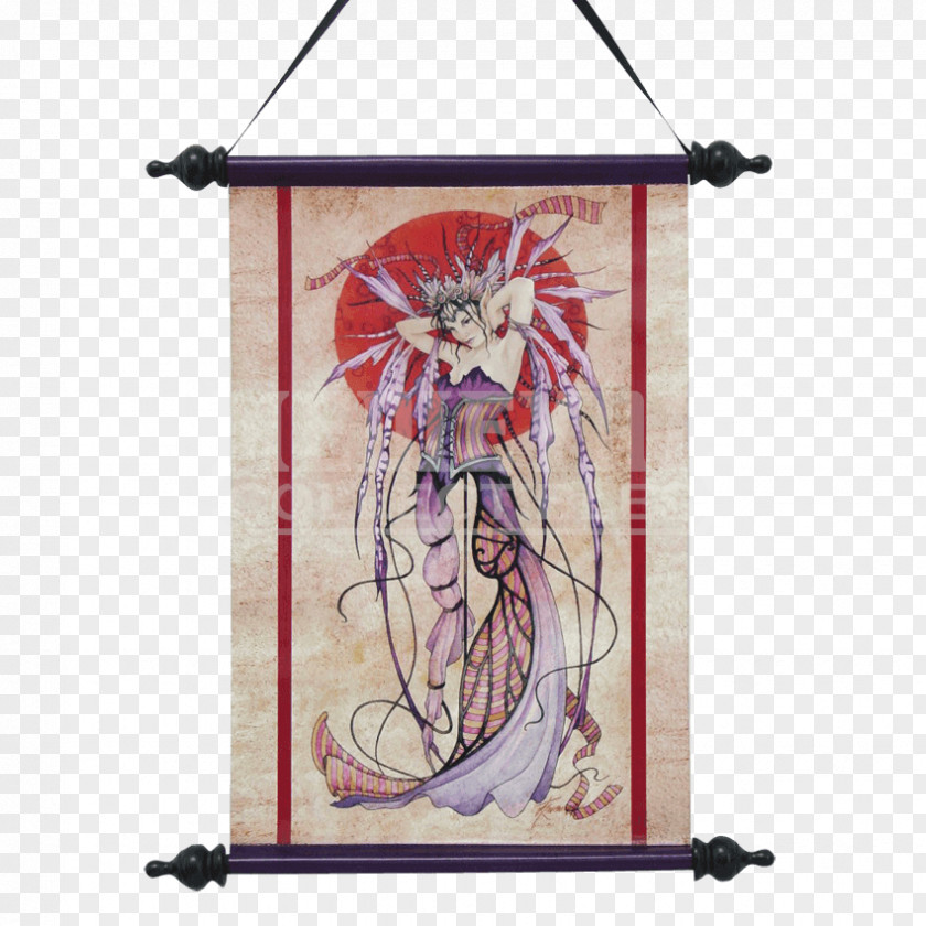 Design Toscano Canvas Wall Tapestry Fairy PNG