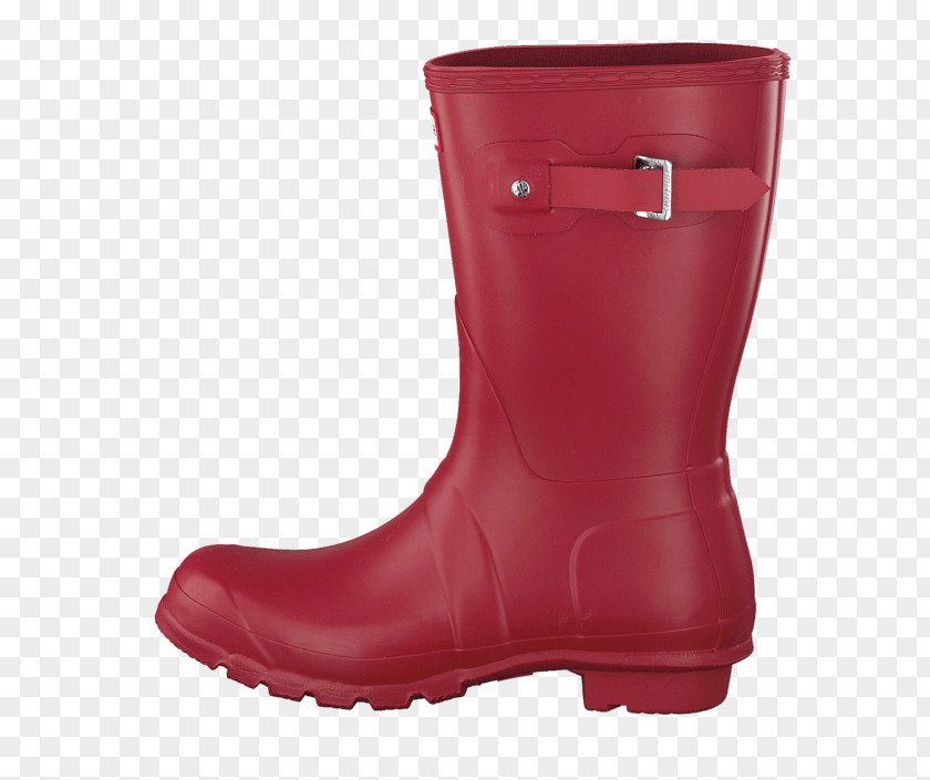 Ladies Short Hunter Boot Ltd Shoe Red Fashion PNG