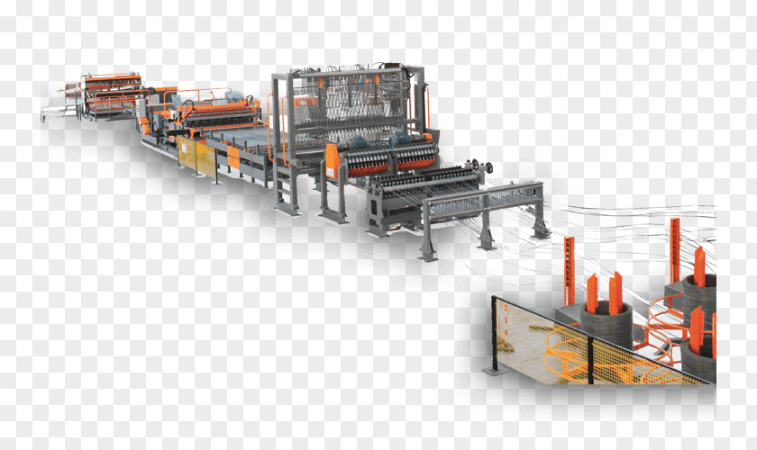 Mesh Lines Machine Welding Electromagnetic Coil PNG