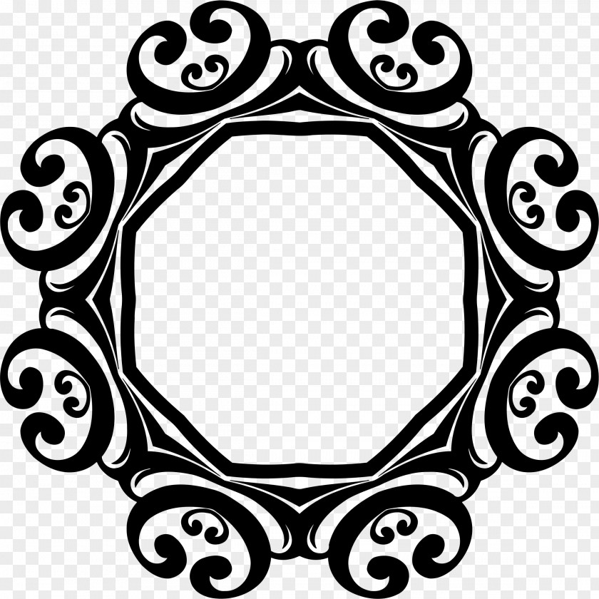 Picture Frames Octagon Clip Art PNG