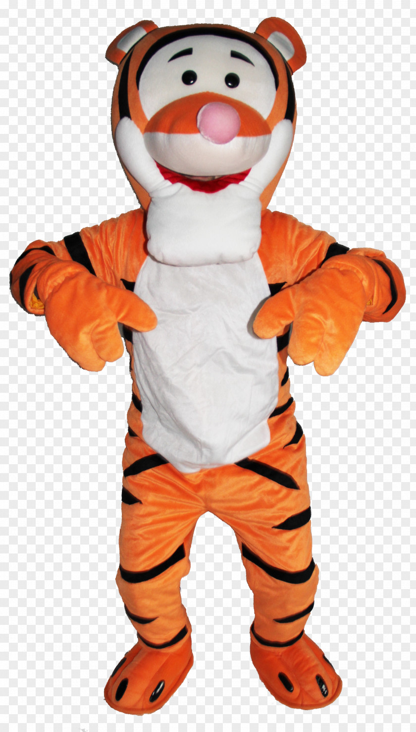 Tigger Costumed Character Mascot Party PNG