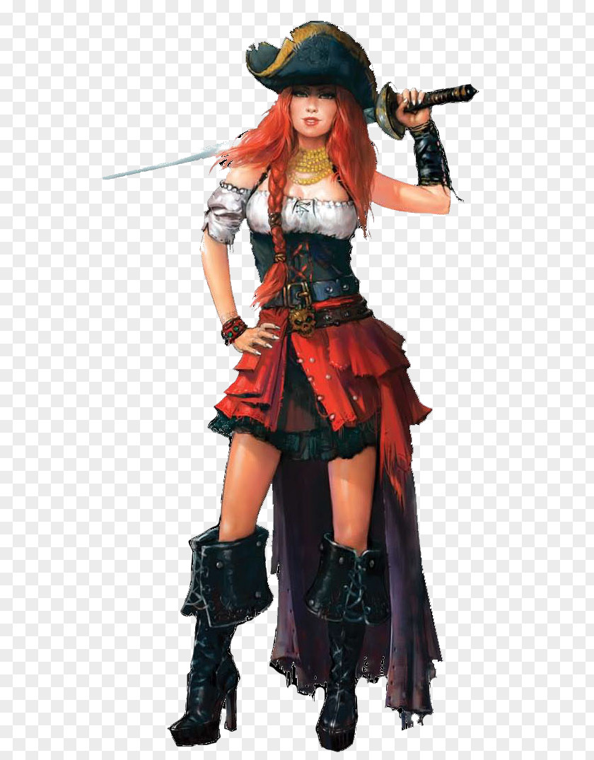 Woman Piracy Costume Dungeons & Dragons Pathfinder Roleplaying Game PNG