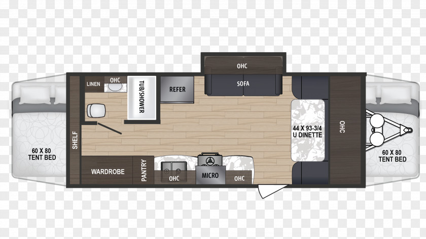 House Floor Plan Caravan PNG