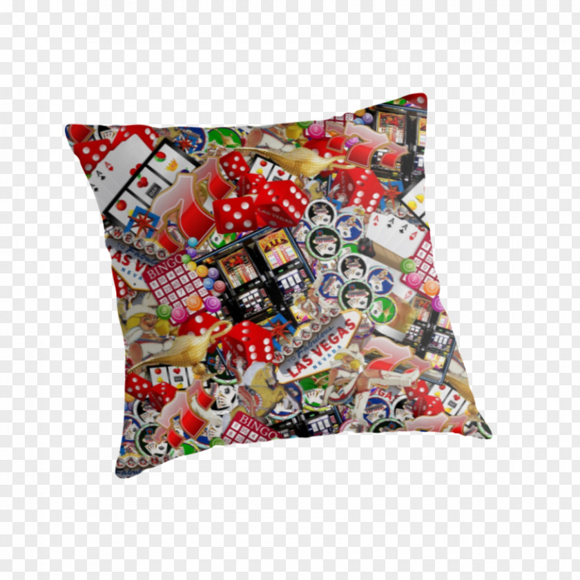 Las Vegas McCarran International Airport Throw Pillows Cushion Gambling PNG