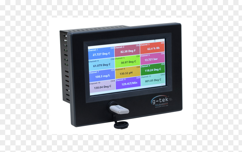 Paperless G-Tek Corporation Pvt. Ltd. Manufacturing Industry Display Device Data Logger PNG