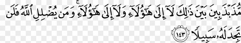 Al-qur'an An-Nisa Muslim Translation Black Ayah PNG