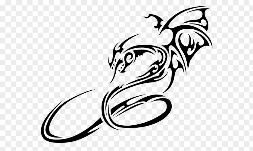 Dragon Zodiac Tattoo Drawing Line Art PNG