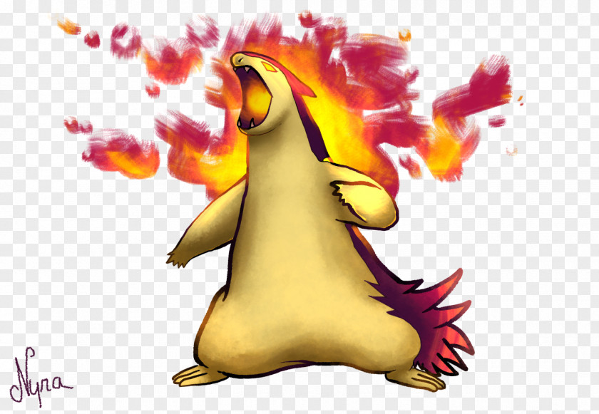 Patato Drawing Cartoon Typhlosion PNG