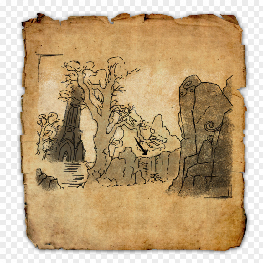 Pirate Map Treasure The Elder Scrolls Online: Tamriel Unlimited World PNG
