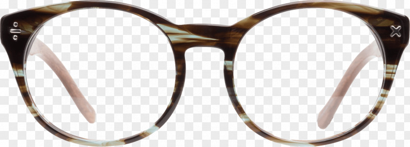 Round Frame Glasses Contact Lenses Eyeglass Prescription Picture Frames PNG