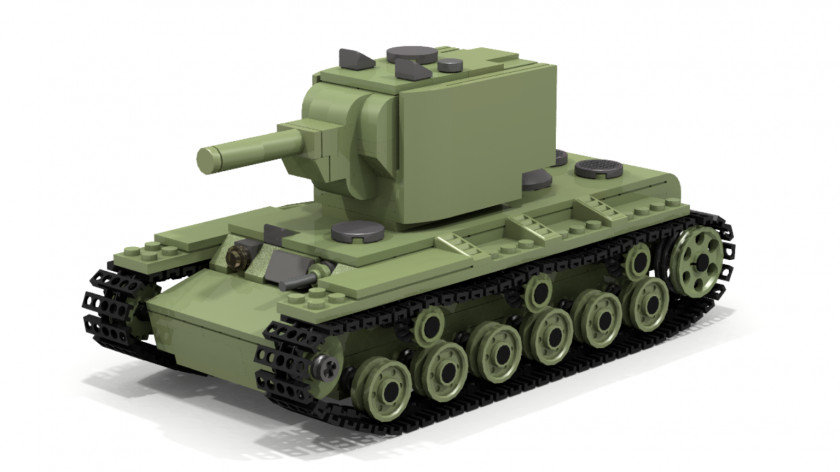 Tank Heavy LEGO KV-2 KV-1 PNG