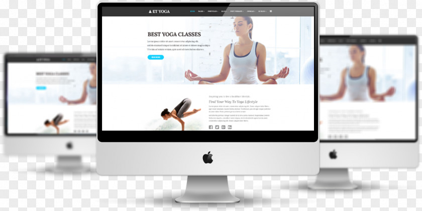 Yoga Template Responsive Web Design System Joomla PNG