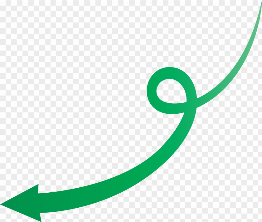 Curved Arrow PNG